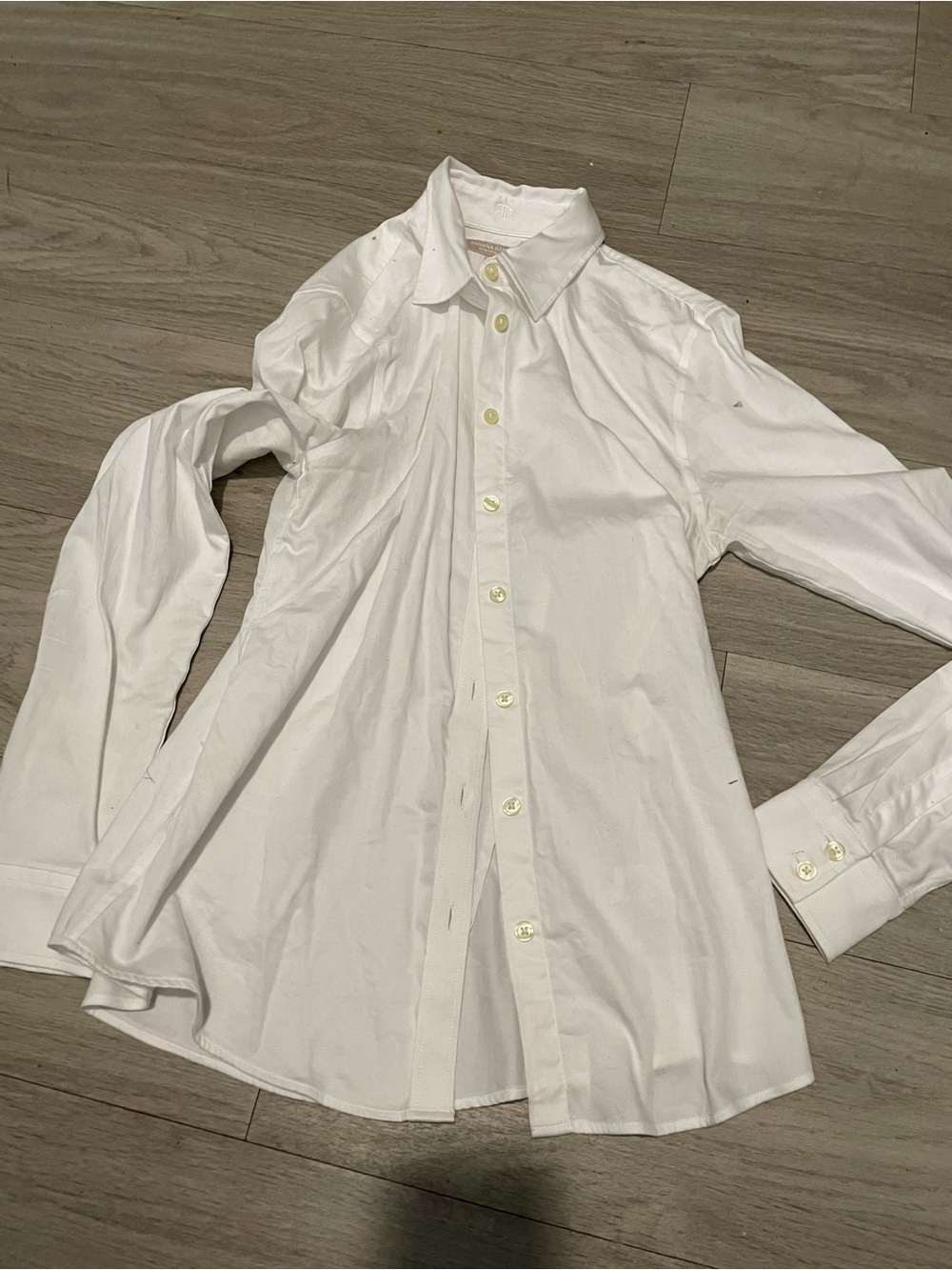Banana Republic White Button-Down Women's Shirt